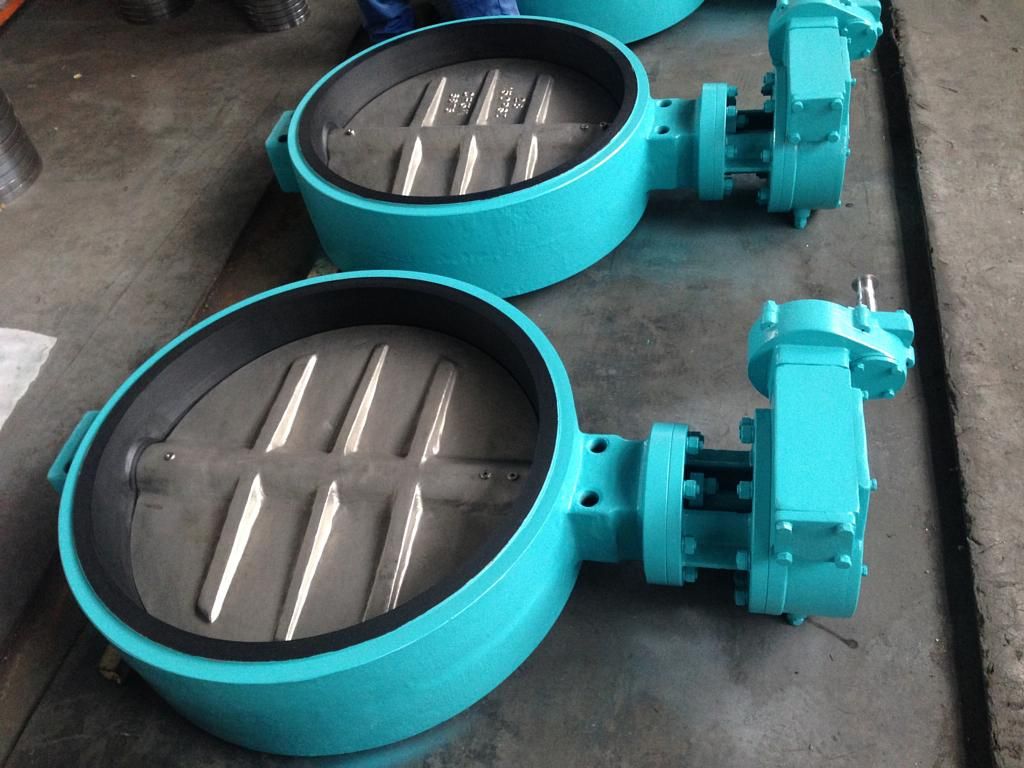 triple eccentric butterfly valve wafer type