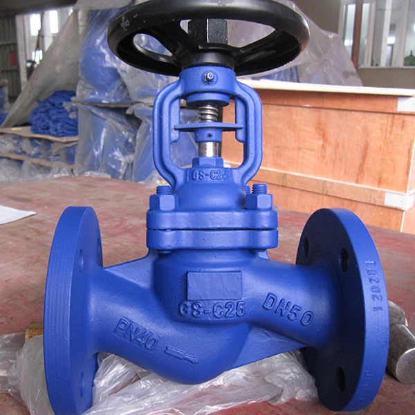 Bellow seal globe valve DN50 PN40