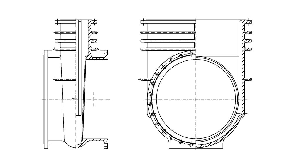 body-of-large-gate-valve