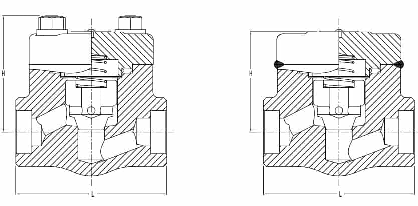 forged lift check valve