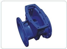 resilient seated gate valve body