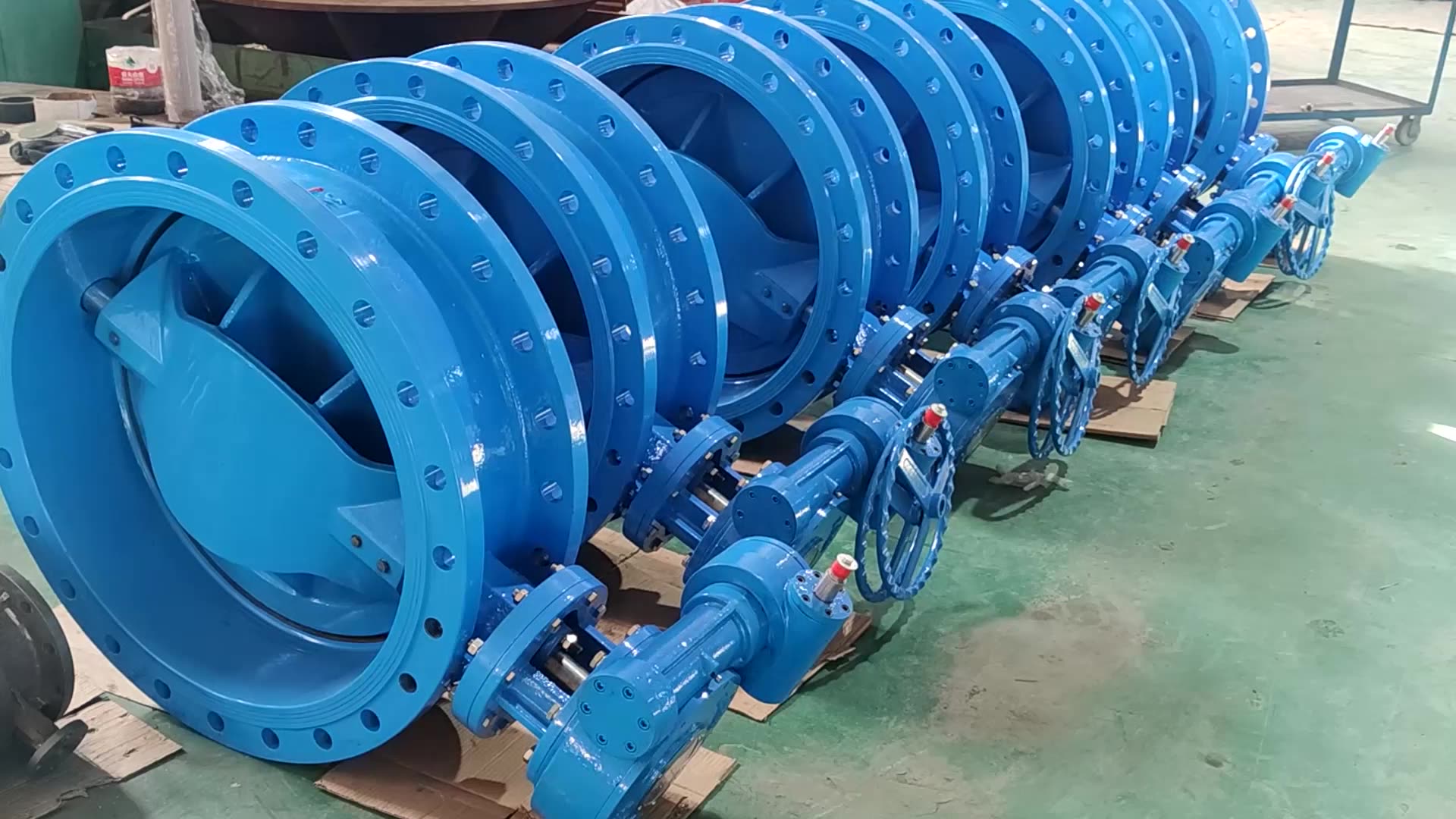 double eccentric butterfly valve AWWA